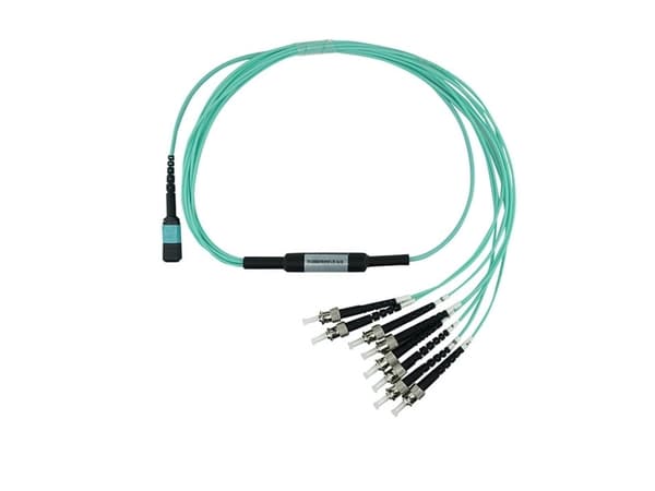 BlueOptics LWL MPO/4xST Breakout Kabel OM3 1 Meter ( SFP5143EU1MKB )