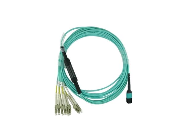 BlueOptics LWL MTP/4xLC Breakout Kabel OM3 10 Meter ( SFP6141EU10MKB )