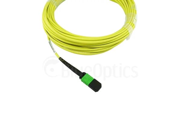Kompatibel Dell 8Y4H6 BlueOptics fiberoptisk breakout-patchkabel, MTP/UPC, 4xDuplex LC/UPC, 5 meter, enkeltmodus E9/125µm, G.657.A1, MTP-innsettingst