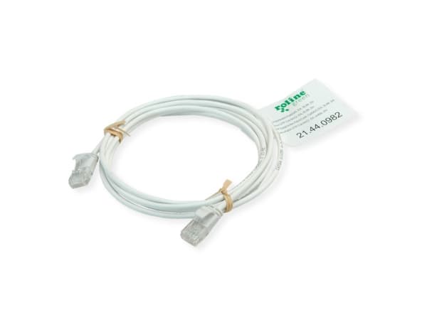 ROLINE GREEN 21.44.3945, 2 m, Cat6a, U/UTP (UTP), RJ-45, RJ-45, Blå
