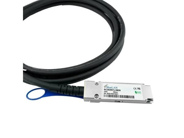 BlueOptics CPAC-DAC-100G-1M-BL, 1 m, QSFP28, QSFP28, Hankjønn/hankjønn