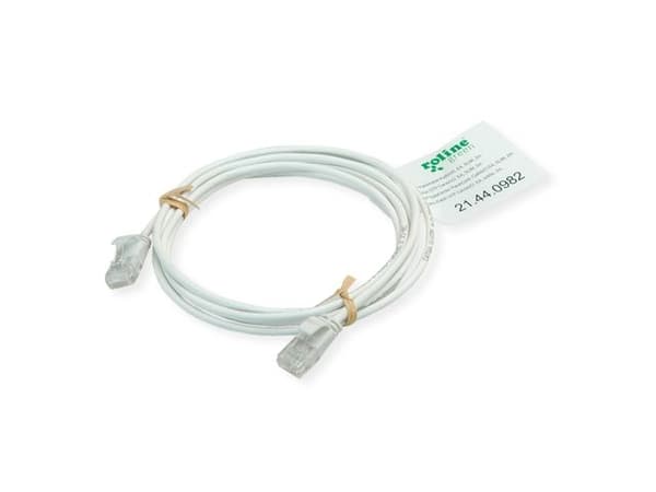 ROLINE GREEN 21.44.3903, 1 m, Cat6a, U/UTP (UTP), RJ-45, RJ-45, Grå