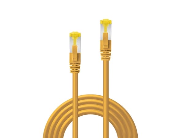 Lindy 47667, 10 m, Cat6a, S/FTP (S-STP), RJ-45, RJ-45, Gul