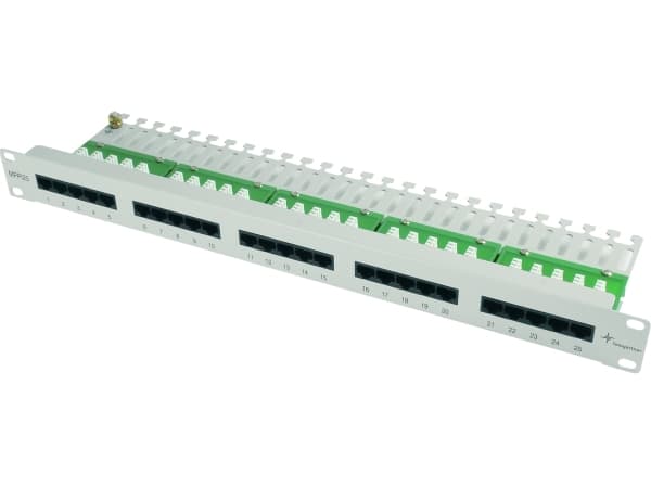 Telegärtner patchpanel 48,26 cm (19") ISDN/Tel 1U MPPI25-H