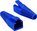 Miniatyrbilde 2 av 2: LogiLink knekkbeskyttelseshylse for RJ45-plugger, kan forkortes, blå laget av PVC 95A, for Cat.5, Cat. 6 eller Cat.6A RJ45-plugger, - 1 stk (MP0059)