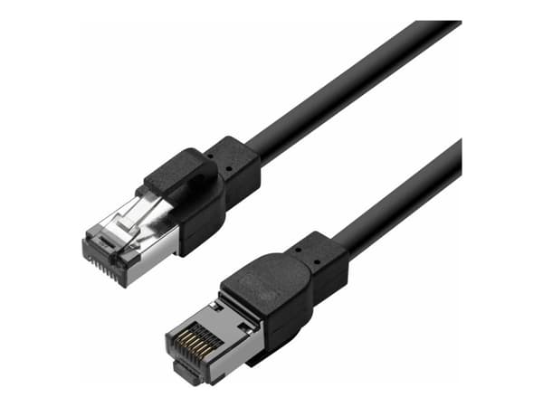 Lanview - Koblingskabel - RJ-45 (hann) til RJ-45 (hann) - 40 m - 6 mm - S/FTP - CAT 6a - formstøpt, utendørs, uten hindringer, 10 Gigabit ethernet, u