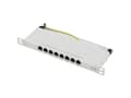 Miniatyrbilde 1 av 2: Renkforce RF-4996630 8 porte Patch-panel 254 mm (10) CAT 6A 0.5 U Grå med stik