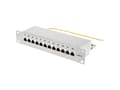 Miniatyrbilde 1 av 2: Renkforce RF-4996632 12 porte Patch-panel 254 mm (10) CAT 6 1 U Grå med stik