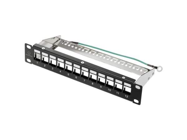 Renkforce RF-4996626 12 porte Patch-panel 254 mm (10) Ikke bestykket 1 U
