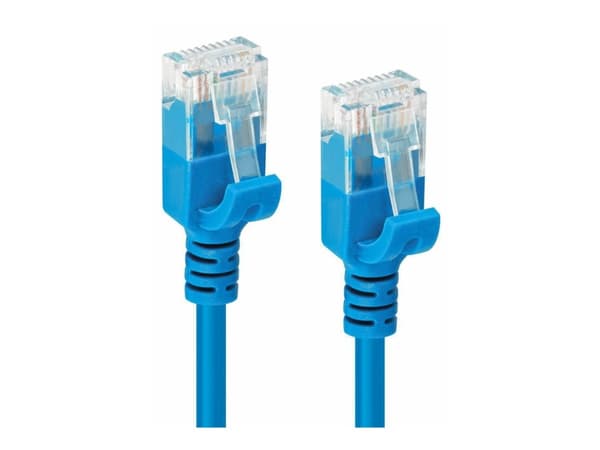 MicroConnect - Nettverkskabel - RJ-45 (hann) til RJ-45 (hann) - 15 m - UTP - CAT 6a - uten hindringer, flertrådet, halogenfri - blå