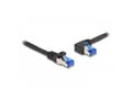 Pikkukuva 3 / 3: Delock RJ45 verkkokaapeli Cat.6A S/FTP suora / vasen kulma 0,5 m musta