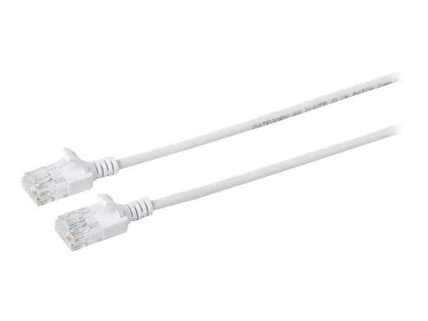 MicroConnect - Nettverkskabel - RJ-45 (hann) til RJ-45 (hann) - 10 m - 3.6 mm - UTP - CAT 6a - halogenfri, uten hindringer, flertrådet - hvit