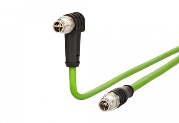 METZ CONNECT 142M2X19050, 5 m, Cat6a, M12, M12