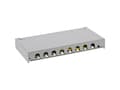 Pikkukuva 2 / 5: InLine 76818I, RJ45, Cat6a, Harmaa, Seinäkiinnitys, 0.5U, IEC 60603-7-5