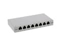 Pikkukuva 1 / 5: InLine 76818I, RJ45, Cat6a, Harmaa, Seinäkiinnitys, 0.5U, IEC 60603-7-5