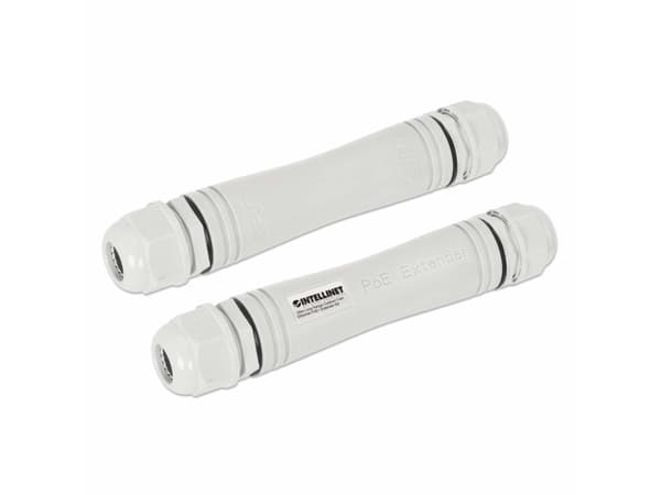 Intellinet Ultra Long Range Outdoor 10/100 PoE+ Extender Set Forlenger PoE-rekkevidden opp til