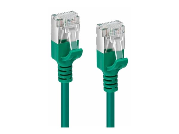 MicroConnect - Nettverkskabel - RJ-45 (hann) til RJ-45 (hann) - 50 cm - U/FTP - CAT 6a - halogenfri, slank - grønn