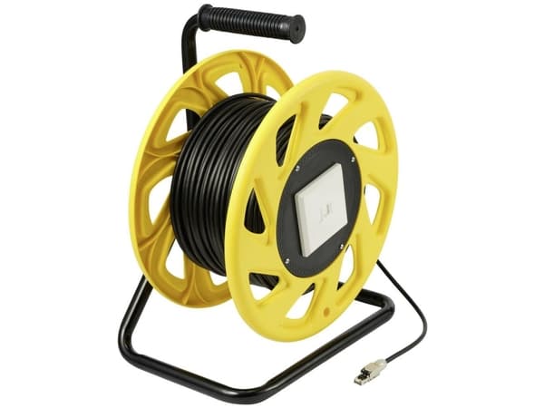Renkforce RJ45 verkkokaapelikela CAT 6A S/FTP 60 m Musta PUR-vaippa, musta