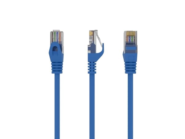 Cablexpert - Koblingskabel - RJ-45 (hann) til RJ-45 (hann) - 1.5 m - 6.2 mm - UTP - CAT 6 - uten hindringer, formstøpt - blå
