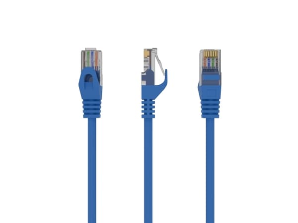 Cablexpert - Koblingskabel - RJ-45 (hann) til RJ-45 (hann) - 1.5 m - 6.2 mm - UTP - CAT 6 - uten hindringer, formstøpt - blå