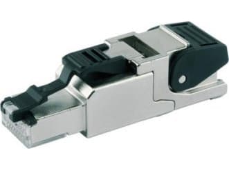 Telegärtner - Nätverkskontakt - RJ-45 (hane) - skärmad - CAT 6a - tvinnad