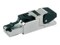 Telegärtner - Nätverkskontakt - RJ-45 (hane) - skärmad - CAT 6a - tvinnad