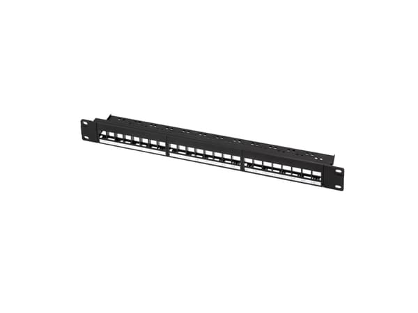 LogiLink NK4065, Sort, Kull stål, Rackmontering, 1U, 791 mm, 445 mm Sort