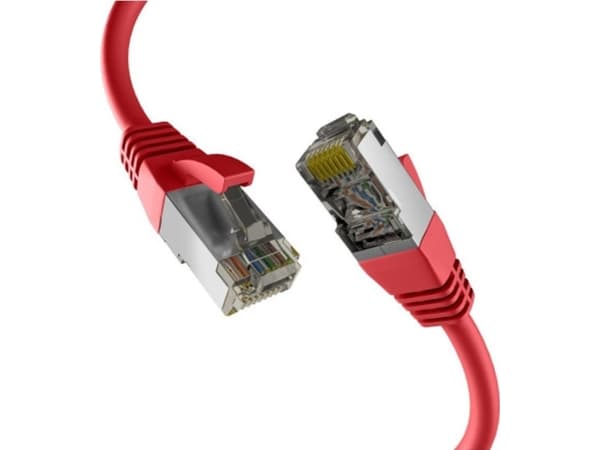 EFB-Elektronik CAT8.1 PUNAINEN 3m RJ45 PATCH KAAPELI S/FTP PIMF LSZH 2000MHZ 40GB VERKKOKAAPELI (EC020200293)