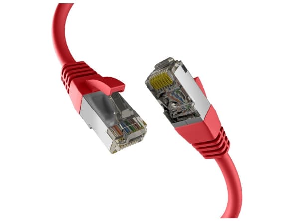 EFB-Elektronik CAT8.1 PUNAINEN 3m RJ45 PATCH KAAPELI S/FTP PIMF LSZH 2000MHZ 40GB VERKKOKAAPELI (EC020200293)