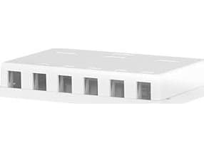 EFB Keystone koblingsboks, 6-ports, utenpåliggende,