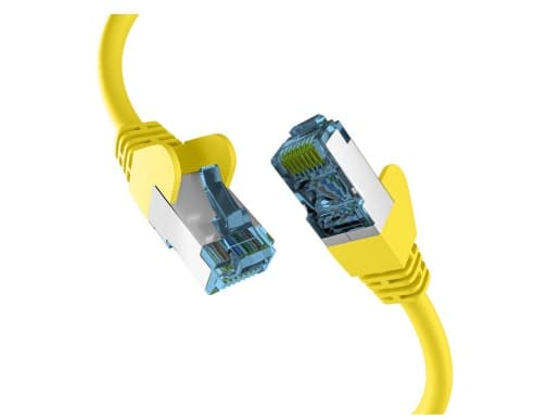 EFB RJ45 PATCH KABEL med CAT7 RAW KABEL GUL 2m