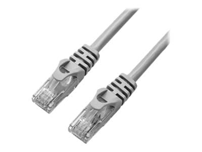 X-Shield - Patch-kabel - RJ-45 (hane) till RJ-45 (hane) - 30 m - UTP - CAT 6 - halogenfri, formpressad, hakfri - grå