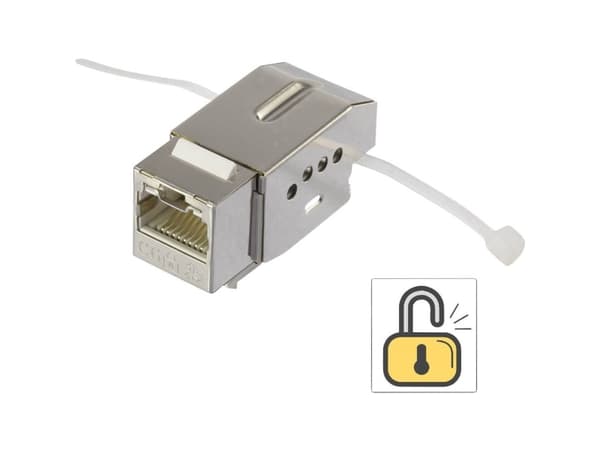 renkforce RJ45-Einbaumodul Keystone CAT 6 KSV10 (KSV10)