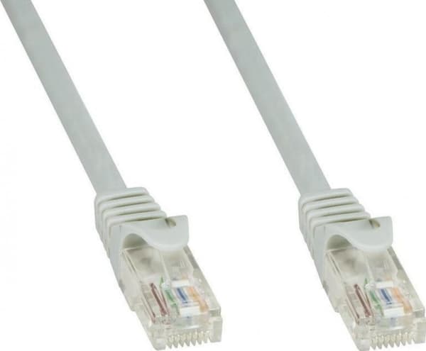 Techly Techly Patch cord Cat5e UTP 0,25m szary CCA