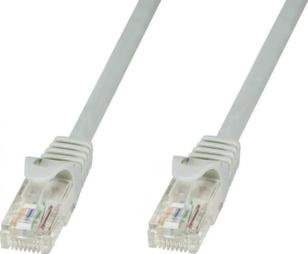 Techly Techly Patch cord Cat5e UTP 0,25m szary CCA
