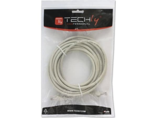 Techly ICOC CCA6U-050T, 5 m, Cat6, U/UTP (UTP), RJ-45, RJ-45