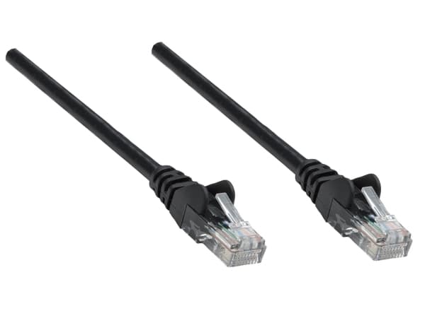 Intellinet Cat6, UTP, 1m, 1 m, Cat6, U/UTP (UTP), RJ-45, RJ-45, Sort