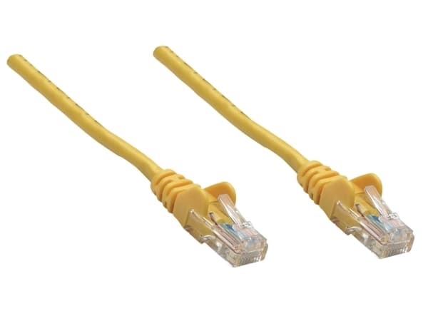 Intellinet Cat6, UTP, 0.25m, 0,25 m, Cat6, U/UTP (UTP), RJ-45, RJ-45, Gult