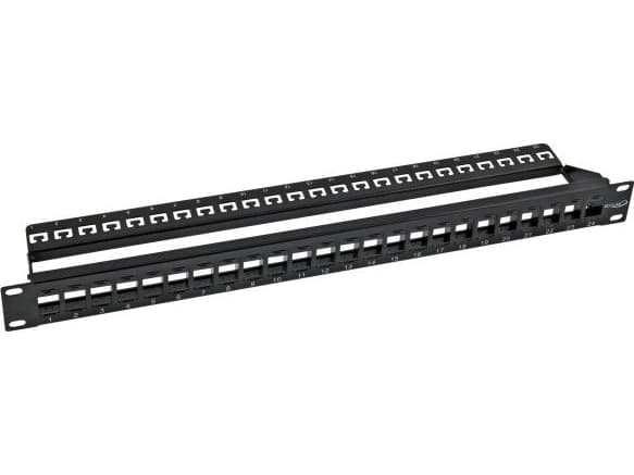 EFB Elektronik 11124115, Svart, Stål, 1U, 482,6 mm, 43,6 mm, 92,7 mm