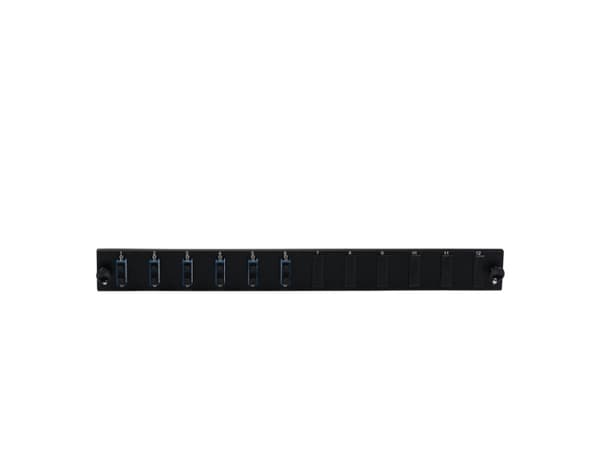 EFB Elektronik SB-FP-6SC-D-V-OM3, Telinekiinnitys, 1U, Harmaa, Metalli, 432 mm, 13 mm