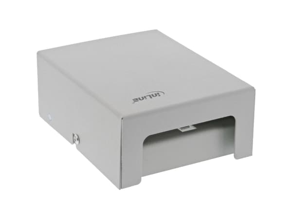 InLine 76264, DIN-kisko, RJ-45, Harmaa, SPCC