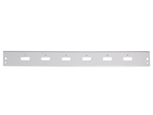 EFB Elektronik VSB-FP-6SC-D-V, Rackmontering, 1U, Fiber, Grå, Metall