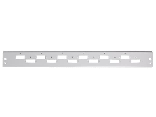 EFB Elektronik VSB-FP-6SC-D-V, Rackmontering, 1U, Fiber, Grå, Metall