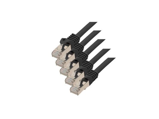 S/CONN Cat7, 2m, 2 m, Cat7, S/FTP (S-STP), RJ-45, RJ-45, Sort