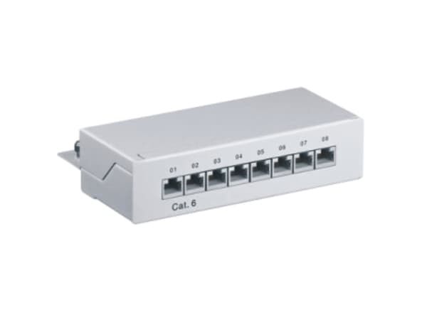 M-CAB - Koblingspanel - CAT 6 - STP - RJ-45 X 8