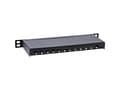 Miniatyrbilde 2 av 5: InLine 76819B, RJ45, Cat6a, Sort, Rackmontering, 0.5U, 23 mm