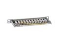 Pikkukuva 4 / 5: InLine 76819A, RJ45, Cat6a, Harmaa, Telinekiinnitys, 0.5U, 23 mm
