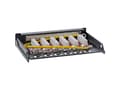 Miniatyrbilde 4 av 5: InLine 76816B, RJ45, Cat6a, Sort, Rackmontering, 0.5U, 23 mm
