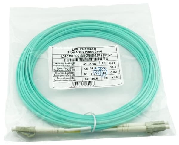 BlueOptics 050502T512000005M, 5 m, OM3, 2x LC, 2x LC
