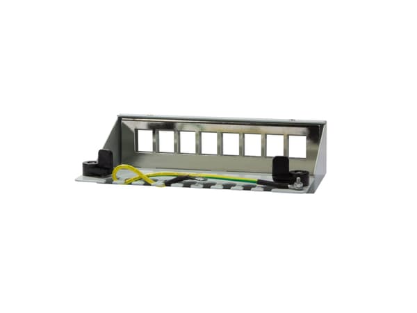 LogiLink NK4051, 10 Gigabit Ethernet, Cat6a, Grå, Kolstål, 162 mm, 44,5 mm